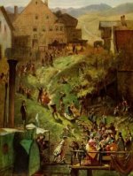Carl Spitzweg - Ankunft in Seeshaupt - 1.000 Teile (Puzzle)