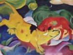 Franz Marc - Kühe-rot, grün, gelb - 1.000 Teile (Puzzle)