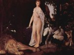 Gustav Klimt - Weiblicher Akt mit Tieren in einer Landschaft - 1.000 Teile (Puzzle)