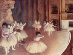 Edgar Germain Hilaire Degas - Generalprobe des Balletts auf der Bühne - 1.000 Teile (Puzzle)
