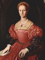 Angelo Bronzino - Porträt der Lucrezia Panciatichi - 1.000 Teile (Puzzle)