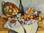 Paul Cézanne - Stilleben mit Flasche und Apfelkorb - 1.000 Teile (Puzzle)