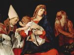 Lorenzo Lotto - Madonna mit einem Hl. Bischof und Hl. Onuphrius - 1.000 Teile (Puzzle)