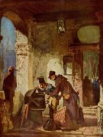 Carl Spitzweg - Zollrevision (Päpstliche Zollwache) - 1.000 Teile (Puzzle)