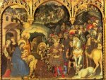 Gentile da Fabriano - Anbetung der Heiligen Drei Könige, Haupttafel: Anbetung der Könige - 1.000 Teile (Puzzle)