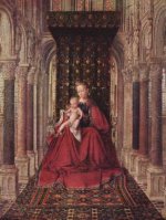 Jan van Eyck - Marienaltar, Dresdner Triptychon, Mitteltafel: Maria mit Kind - 1.000 Teile (Puzzle)
