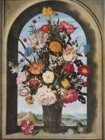 Bosschaert d. Ä. Ambrosius - Blumenvase in einer Fensternische - 1.000 Teile (Puzzle)