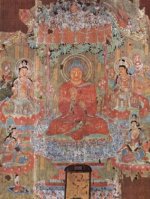 Chinesischer Maler des 8. Jahrhunderts - Das Paradies des Buddha Amitabha - 1.000 Teile (Puzzle)
