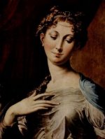 Parmigianino - Madonna mit dem langen Hals, Detail: Kopf der Madonna - 1.000 Teile (Puzzle)