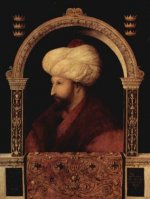 Gentile Bellini - Porträt des Sultans Mehmed II. Fatih, 