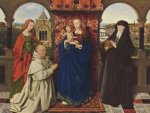 Jan van Eyck - Die Madonna mit dem Kartäuser - 1.000 Teile (Puzzle)