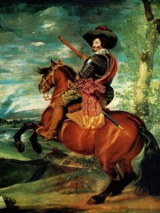Diego Velázquez - Porträt des Gaspar de Guzmán, Herzog von Olivares zu Pferd - 1.000 Teile (Puzzle)