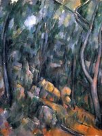 Paul Cézanne - Wald bei den Felsenhöhlen oberhalb des Château Noir - 1.000 Teile (Puzzle)