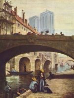 Honoré Daumier - Der Künstler vor Notre-Dame - 1.000 Teile (Puzzle)