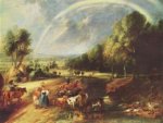 Peter Paul Rubens - Landschaft mit dem Regenbogen - 1.000 Teile (Puzzle)