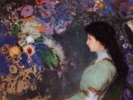 Odilon Redon - Porträt der Violette Heymann - 1.000 Teile (Puzzle)