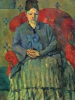 Paul Cézanne - Porträt der Mme Cézanne in rotem Lehnstuhl - 1.000 Teile (Puzzle)