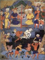 Iranischer Meister - Alexander baut eine Mauer gegen Gog und Magog - 1.000 Teile (Puzzle)