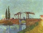 Vincent Willem van Gogh - Die Anglois-Brücke bei Arles (Die Zugbrücke) - 1.000 Teile (Puzzle)