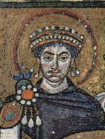 Meister von San Vitale in Ravenna - Kaiser Justinian und Bischof Maximilianus und sein Hof - 1.000 Teile (Puzzle)