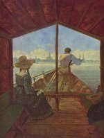 Carl Gustav Carus - Gondelfahrt auf der Elbe bei Dresden - 1.000 Teile (Puzzle)