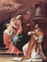 Sebastiano Ricci - Heilige Familie und der Hl. Ignatius von Loyola - 1.000 Teile (Puzzle)