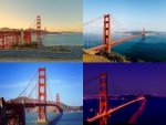 Collage Golden Gate Bridge - 500 Teile (Puzzle)
