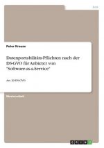 Datenportabilitäts-Pflichten nach der DS-GVO für Anbieter von 
