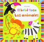 Los animales bebe toca