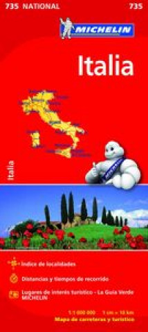 Mapa Italia 735 National