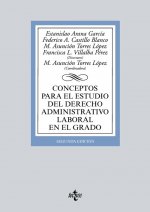 CONCEPTOS PARA EL ESTUDIO DEL DERECHO ADMINISTRATIVO LABORAL EN EL GRADO