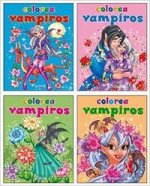 Colorea vampiros (4 Títulos)