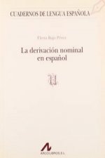 La derivación nominal en español.