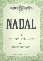 12 Estudios Stacatto para Trombón de Varas