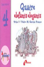 Quatre elefants elegants