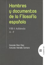 HOMBRES Y DOCUMENTOS DE FILOSOFIA ESPAÑOLA