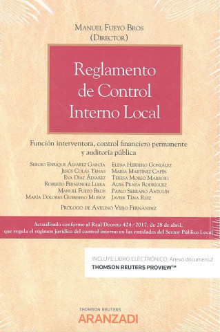 REGLAMENTO DE CONTROL INTERNO LOCAL (PAPEL + E-BOOK)
