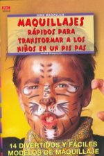 Serie maquillaje nº 3. maquillajes rapidos para transformar a los niños en un pi