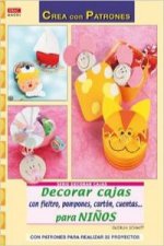 Serie decorar cajas nº 1. decorar cajas con fieltro, pompones, carton, cuentas.