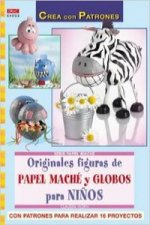 Serie papel mache nº 2. originales figuras de papel mache y globos para niños