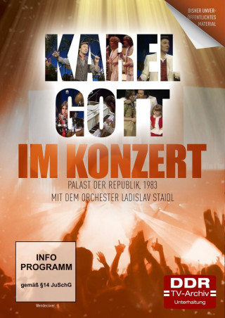 Im Konzert: Karel Gott 1983 mit dem Orchester Ladislav Staidl