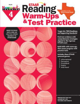 Staar: Reading Warm Ups and Test Practice G4