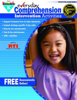 Everyday Comprehension Intervention Activities Grade K