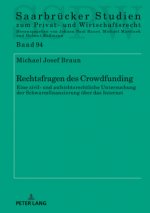 Rechtsfragen Des Crowdfunding