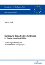 Die Kuendigung Des Arbeitsverhaeltnisses in Deutschland Und Chile
