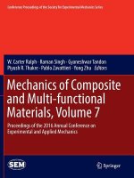 Mechanics of Composite and Multi-functional Materials, Volume 7