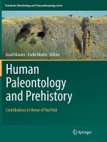 Human Paleontology and Prehistory