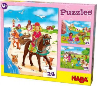 Puzzles Pferdefreundinnen (Kinderpuzzle)