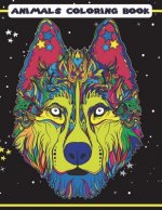Animals Coloring Book: For Kids Ages 4-8, 8-12. Teens, Adults