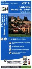 L'Arbresle - Montsde Tatare - Col de la Lu?re 1 : 25 000